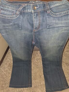 Indigo Palms Bootcut Jeans in Dark Faded Blue Size 12/31